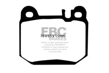 Load image into Gallery viewer, EBC 04-07 Maserati Quattroporte 4.2 Bluestuff Rear Brake Pads - Side View
