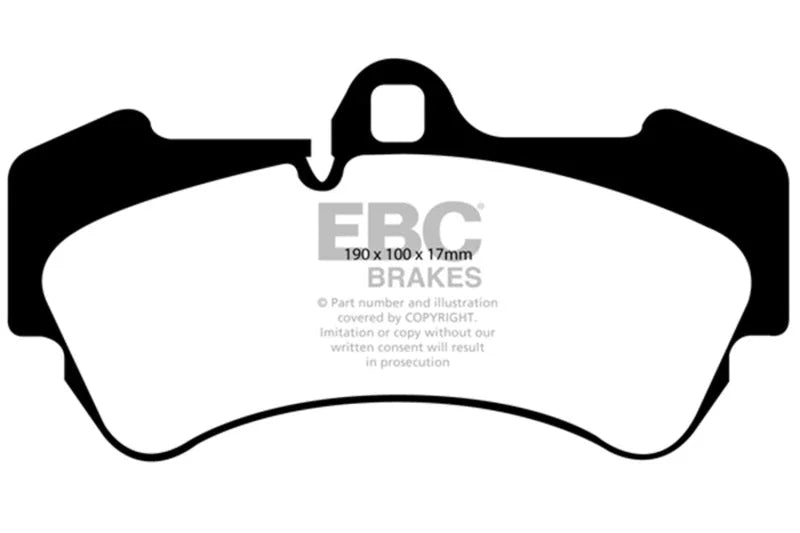 EBC 04-07 Porsche Cayenne 3.2 Ultimax2 Front Brake Pads - Main Product View