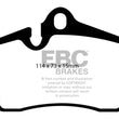 Load image into Gallery viewer, EBC 04-08 Porsche Boxster (Cast Iron Rotors only) 2.7 Yellowstuff Rear Brake Pads - Side View