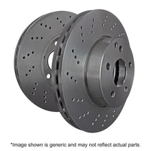 Load image into Gallery viewer, EBC 04-08 Porsche Boxster (Cast Iron Rotors only) 2.7 Premium Front Rotors - Side View