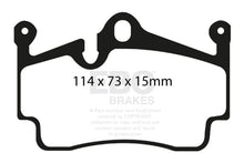 Load image into Gallery viewer, EBC 04-08 Porsche Boxster (Cast Iron Rotors only) 2.7 Redstuff Rear Brake Pads - Main Product View