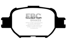Load image into Gallery viewer, EBC 04-10 Scion TC 2.4 Yellowstuff Front Brake Pads - Main Product View