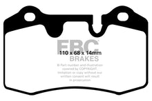 Load image into Gallery viewer, EBC 04-12 Aston Martin DB9 5.9 Redstuff Rear Brake Pads - Main Product View