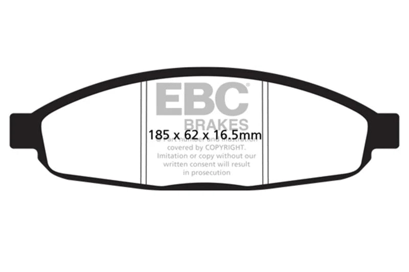 EBC 05-07 Chrysler Pacifica 3.5 Ultimax2 Front Brake Pads - Main Product View