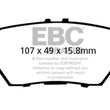 Load image into Gallery viewer, EBC 05-08 Acura RL 3.5 Redstuff Rear Brake Pads - Main Product View