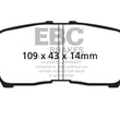 Load image into Gallery viewer, EBC 05-09 Buick Allure (Canada) 3.6 Greenstuff Rear Brake Pads - Main Product View