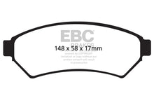 Load image into Gallery viewer, EBC 05-09 Buick Allure (Canada) 3.6 Ultimax2 Front Brake Pads - Main Product View