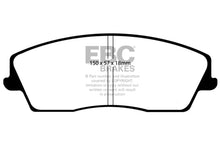 Load image into Gallery viewer, EBC 05-09 Chrysler 300 2.7 Yellowstuff Front Brake Pads - Main Product View