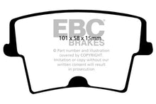 Load image into Gallery viewer, EBC 05-10 Chrysler 300C 5.7 Ultimax2 Rear Brake Pads - Main Product View