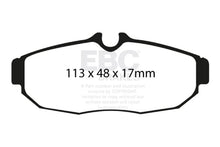 Load image into Gallery viewer, EBC 05-10 Ford Mustang 4.0 Bluestuff Rear Brake Pads - Side View