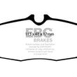 Load image into Gallery viewer, EBC 05-10 Ford Mustang 4.0 Yellowstuff Rear Brake Pads - Main Product View