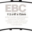 Load image into Gallery viewer, EBC 05-10 Honda Odyssey 3.5 Greenstuff Rear Brake Pads (For 11.7in. Rotors) - Main Product View