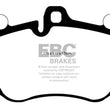 Load image into Gallery viewer, EBC 05-10 Lamborghini Murcielago 6.5 (4 Pad set)(Cast Iron Rotors) Redstuff Front Brake Pads - Main Product View