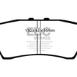 Load image into Gallery viewer, EBC 05-12 Nissan Pathfinder 4.0 Ultimax2 Rear Brake Pads - Side View