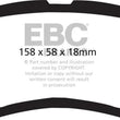 Load image into Gallery viewer, EBC 05-14 Honda Ridgeline 3.5 Extra Duty Front Brake Pads - Main Product View