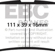 Load image into Gallery viewer, EBC 05+ Nissan Frontier 2.5 2WD Ultimax2 Rear Brake Pads - Main Product View