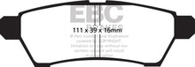 Load image into Gallery viewer, EBC 05+ Nissan Frontier 2.5 2WD Ultimax2 Rear Brake Pads - Main Product View