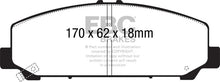 Load image into Gallery viewer, EBC 06-07 Infiniti QX56 5.6 (Akebono) Extra Duty Front Brake Pads - Main Product View