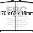 Load image into Gallery viewer, EBC 06-07 Infiniti QX56 5.6 (Akebono) Yellowstuff Front Brake Pads - Main Product View