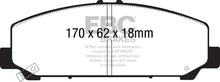 Load image into Gallery viewer, EBC 06-07 Infiniti QX56 5.6 (Akebono) Yellowstuff Front Brake Pads - Main Product View