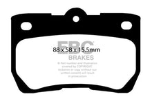 Load image into Gallery viewer, EBC 06-07 Lexus GS300 3.0 Redstuff Rear Brake Pads - Main Product View