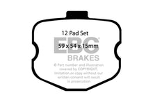 Load image into Gallery viewer, EBC 06-08 Chevrolet Corvette (C6) 7.0 (Z06) Yellowstuff Front Brake Pads - Main Product View