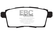 Load image into Gallery viewer, EBC 06-08 Ford Edge 3.5 2WD Ultimax2 Rear Brake Pads - Side View