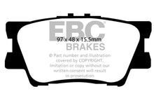 Load image into Gallery viewer, EBC 06-08 Toyota RAV 4 2.4 Greenstuff Rear Brake Pads - Main Product View