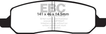 Load image into Gallery viewer, EBC 06-09 Buick Lucerne 3.8 Yellowstuff Rear Brake Pads - Main Product View