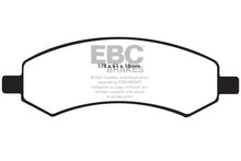Load image into Gallery viewer, EBC 06-09 Chrysler Aspen 4.7 Yellowstuff Front Brake Pads - Main Product View