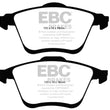 Load image into Gallery viewer, EBC 06-09 Mazda 6 2.3 Turbo (Mazdaspeed) Ultimax2 Front Brake Pads - Side View