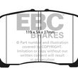 Load image into Gallery viewer, EBC 06-09 Pontiac Solstice / 06-10 Saturn Sky Bluestuff Front Brake Pads - Main Product View
