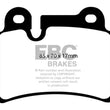 Load image into Gallery viewer, EBC 06-09 Volkswagen Touareg 3.6 (2 pin holes at top of backplate) Yellowstuff Rear Brake Pads - Main Product View