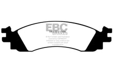 Load image into Gallery viewer, EBC 06-10 Ford Explorer 4.0 2WD Yellowstuff Front Brake Pads - Main Product View