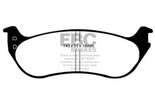 Load image into Gallery viewer, EBC 06-10 Ford Explorer 4.0 2WD Yellowstuff Rear Brake Pads - Main Product View