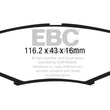 Load image into Gallery viewer, EBC 06-11 Dodge Nitro 3.7 Yellowstuff Rear Brake Pads - Main Product View