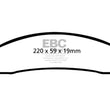 Load image into Gallery viewer, EBC 06-11 Dodge Ram 1500 Mega Cab 2WD Ultimax2 Front Brake Pads - Main Product View