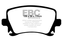 Load image into Gallery viewer, EBC 06-13 Audi A3 2.0 Turbo (Girling rear caliper) Ultimax2 Rear Brake Pads - Main Product View