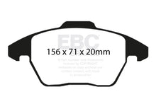 Load image into Gallery viewer, EBC 06-13 Audi A3 2.0T (Girling Rear Caliper) Bluestuff Front Brake Pads - Main Product View