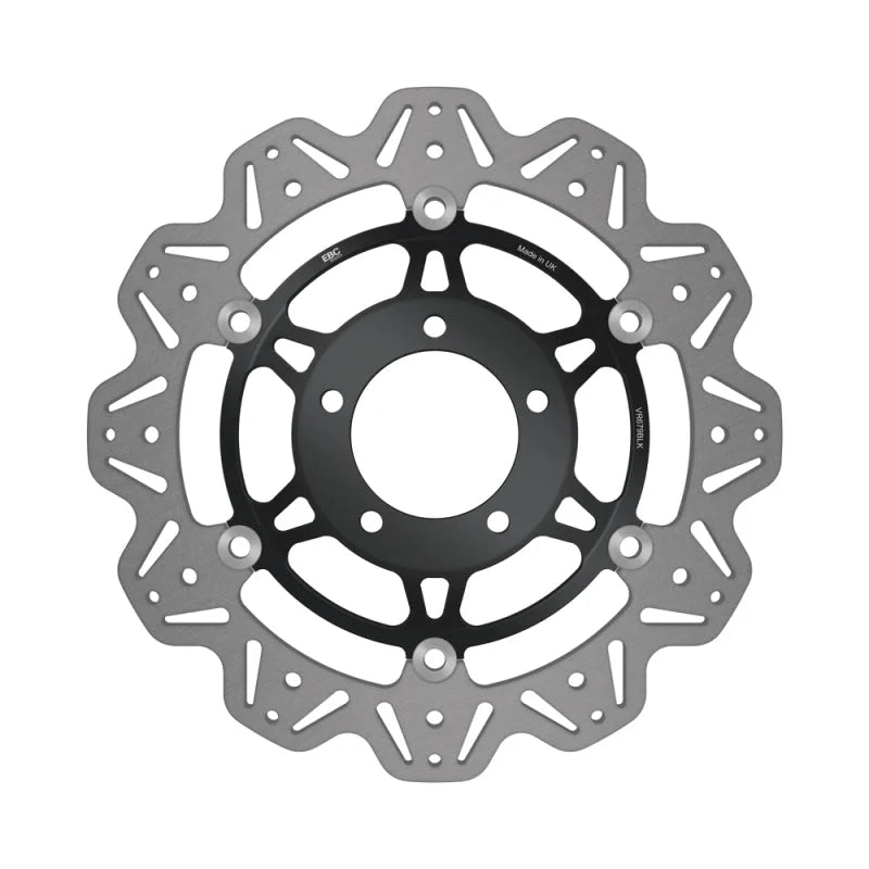 EBC 06-15 Triumph Hinckley Tiger 1050 Radial Caliper Front Left/Right Vee Floating Black Rotor