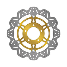 Load image into Gallery viewer, EBC 06-15 Triumph Hinckley Tiger 1050 Radial Caliper Front Left/Right Vee Floating Gold Rotor