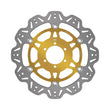 Load image into Gallery viewer, EBC 07-08 Ducati Monster 400 ie Japan Front Left/Right Vee Floating Gold Rotor