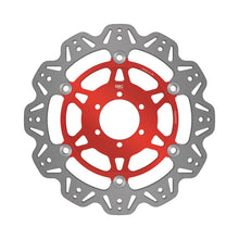 Load image into Gallery viewer, EBC 07-08 Ducati Monster 400 ie Japan Front Left/Right Vee Floating Red Rotor