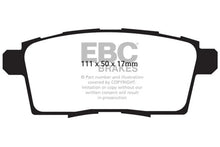 Load image into Gallery viewer, EBC 07-08 Mazda CX-9 3.5L Greenstuff Rear Brake Pads - Main Product View