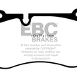 Load image into Gallery viewer, EBC 07-08 Mercedes-Benz CL550 5.5 Redstuff Front Brake Pads - Side View