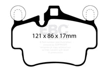 Load image into Gallery viewer, EBC 07-08 Porsche 911 (997) (Cast Iron Rotor only) 3.6 Carrera 2 Redstuff Front Brake Pads - Main Product View