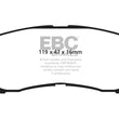 Load image into Gallery viewer, EBC 07-09 Hyundai Santa Fe 2.7 Yellowstuff Rear Brake Pads - Main Product View