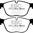 Load image into Gallery viewer, EBC 07-10 BMW X5 3.0 Redstuff Front Brake Pads - Main Product View