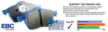 Load image into Gallery viewer, EBC 07-11 Jeep J8 2.8 TD Bluestuff Rear Brake Pads - Back View