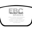 Load image into Gallery viewer, EBC 07-12 Land Rover LR2 3.2 Greenstuff Rear Brake Pads - Main Product View